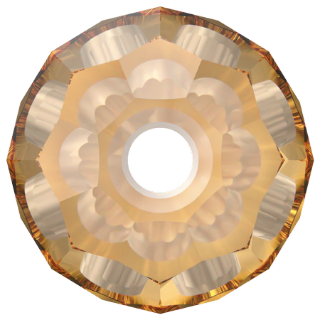 Dreamtime Crystal DC 5000 Round Bead Dark Orange 4mm
