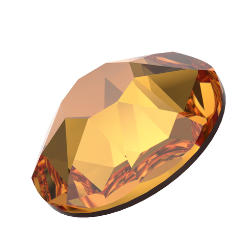 Dreamtime Crystal DC 2078 Hotfix Rhinestone Dark Orange SS12