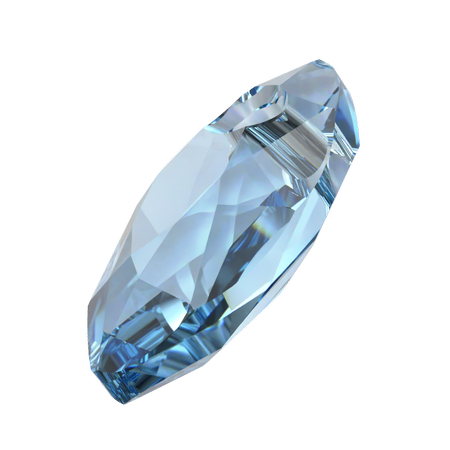 Dreamtime Crystal DC 6437 Marquise Cut Pendant Aqua 9mm