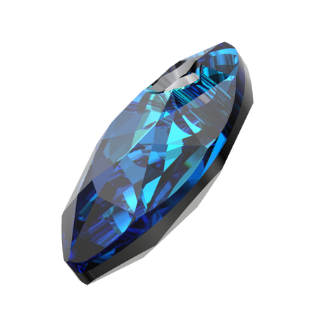 Dreamtime Crystal DC 6437 Marquise Cut Pendant Crystal Bermuda Blue