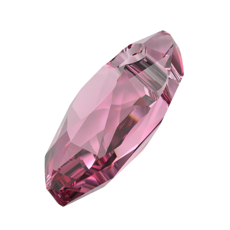 Dreamtime Crystal DC 6437 Marquise Cut Pendant Rose 9mm