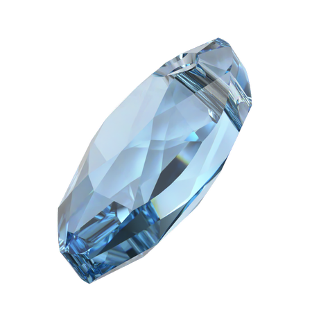 Dreamtime Crystal DC 6437 Marquise Cut Pendant Aqua 11.5 mm