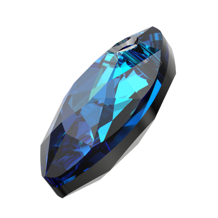 Dreamtime Crystal DC 6437 Marquise Cut Pendant Crystal Bermuda Blue P 11.5 mm