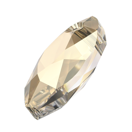 Dreamtime Crystal DC 6437 Marquise Cut Pendant Crystal Golden Shadow 11.5 mm