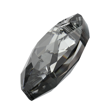 Dreamtime Crystal DC 6437 Marquise Cut Pendant Crystal Silver Night 11.5 mm