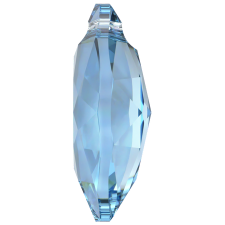 Dreamtime Crystal DC 6437 Marquise Cut Pendant Aqua 16 mm