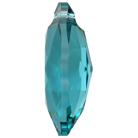 Dreamtime Crystal DC 6437 Marquise Cut Pendant Blue Zircon 16 mm