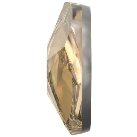 Swarovski 2100 XIRIUS Star Rose Flat Back Crystal Golden Shadow SS12