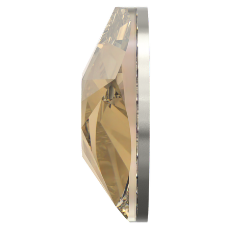 Swarovski 2100 XIRIUS Star Rose Flat Back Crystal Golden Shadow SS30