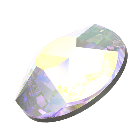 Swarovski 2100 XIRIUS Star Rose Flat Back Crystal AB SS34