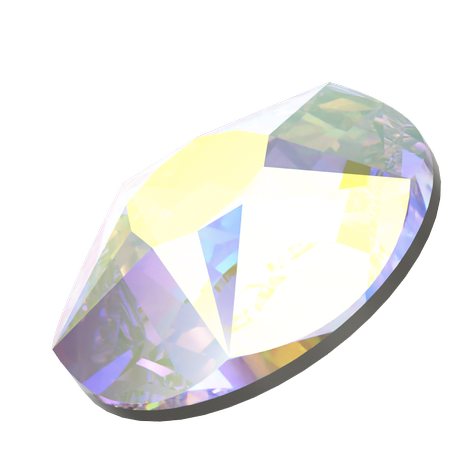 Swarovski 2100 XIRIUS Star Rose Flat Back Crystal AB SS40