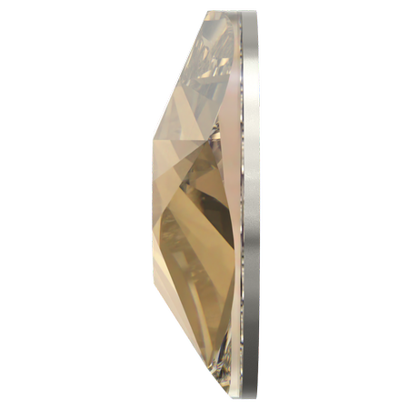 Swarovski 2100 XIRIUS Star Rose Flat Back Crystal Golden Shadow SS40