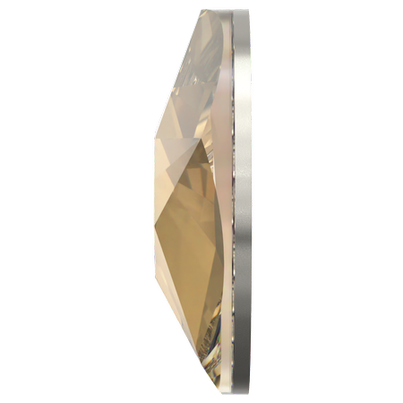 Swarovski 2100 XIRIUS Star Rose Flat Back Crystal Golden Shadow SS48