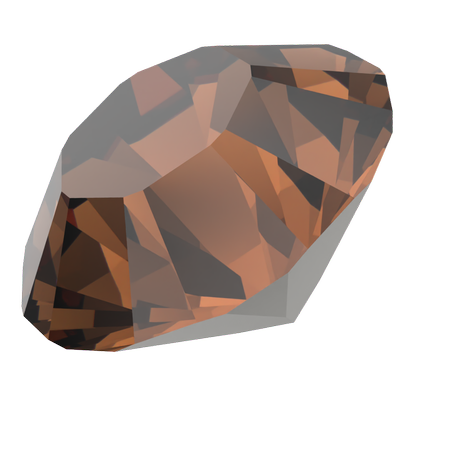 Dreamtime Crystal 1028 Chaton Reinvented Smoked Topaz PP09