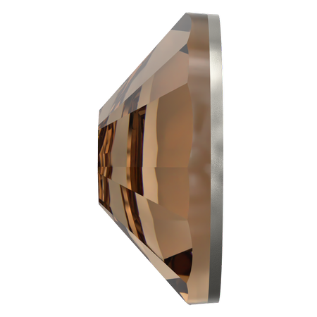 Dreamtime Crystal DC 2058 Flat Back Rhinestone Reinvented Light Smoked Topaz SS5