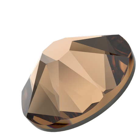 Dreamtime Crystal DC 2088 Flat Back Rhinestone Reinvented Light Smoked Topaz SS16