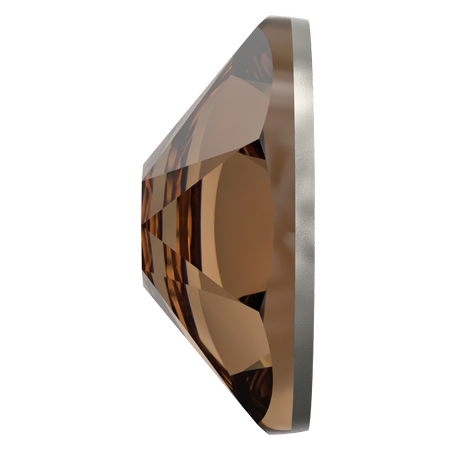 Dreamtime Crystal DC 2088 Flat Back Rhinestone Reinvented Light Smoked Topaz SS16