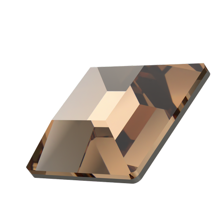 Dreamtime Crystal DC 2400 Square Flat Back Reinvented Light Smoked Topaz 3mm