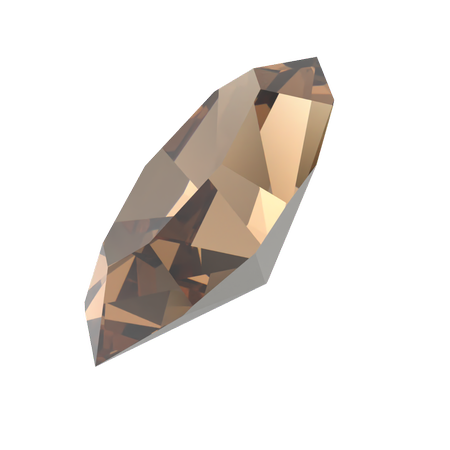 Dreamtime Crystal DC 4228 Navette Fancy Stone Reinvented Light Smoked Topaz 4x2mm