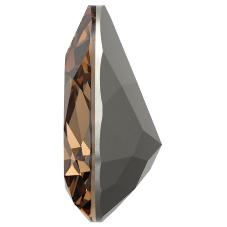 Dreamtime Crystal DC 4320 Pear Shaped Fancy Stone Reinvented Light Smoked Topaz 8x6mm