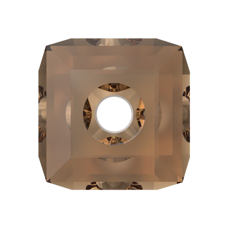 Dreamtime Crystal DC 5601 Cube Beads 4mm Reinvented Light Smoked Topaz