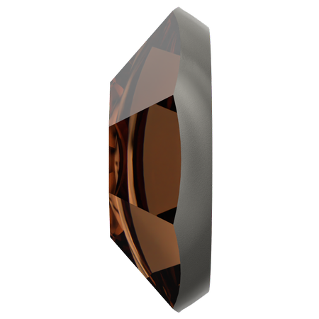 Dreamtime Crystal DC 2000 Flat Back Rhinestone Flat Back Reinvented Smoked Topaz SS3