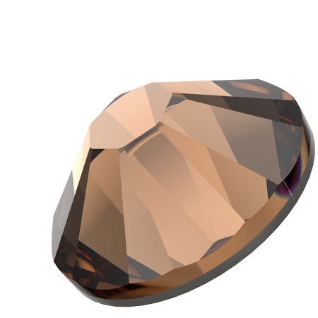 Dreamtime Crystal DC 2058 Flat Back Rhinestone Reinvented Smoked Topaz SS9