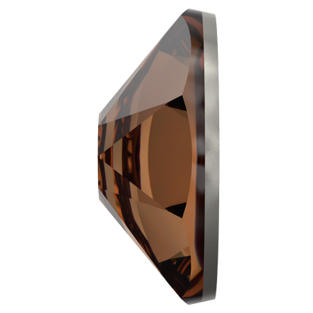 Dreamtime Crystal DC 2088 Flat Back Rhinestone Reinvented Smoked Topaz SS16