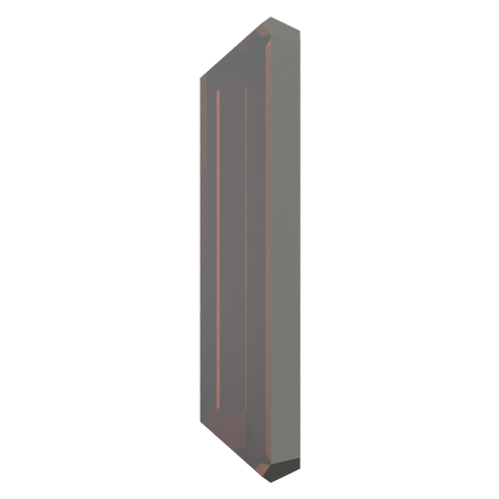 Dreamtime Crystal DC 2510 Baguette Reinvented Smoked Topaz 3.7x1.9mm