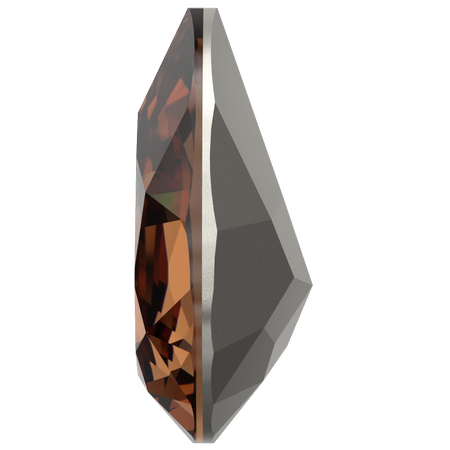 Dreamtime Crystal DC 4320 Pear Shaped Fancy Stone Reinvented Smoked Topaz 8x6mm