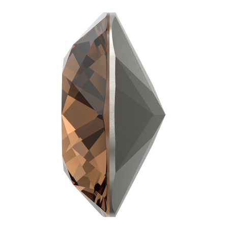 Dreamtime Crystal DC 4470 Cushion Cut Square Fancy Stone Reinvented Smoked Topaz 10mm