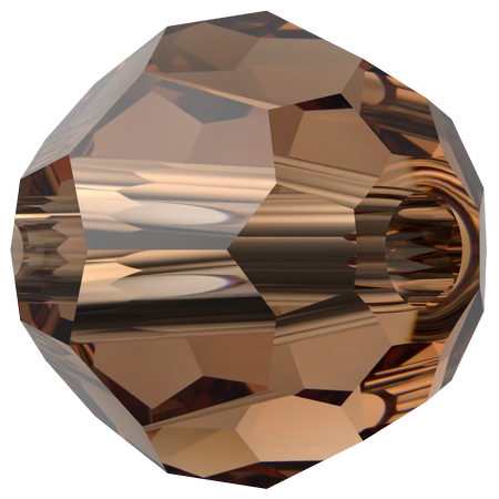 Dreamtime Crystal DC 5000 Round Bead Reinvented Smoked Topaz 6mm