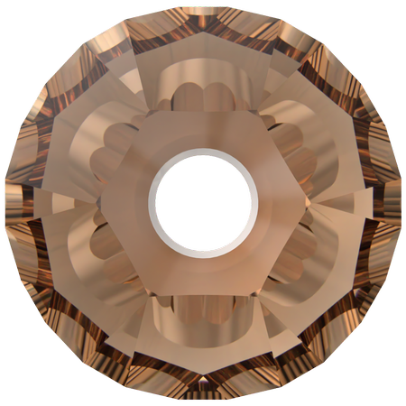 Dreamtime Crystal DC 5328 Bicone Bead Reinvented Smoked Topaz 3mm