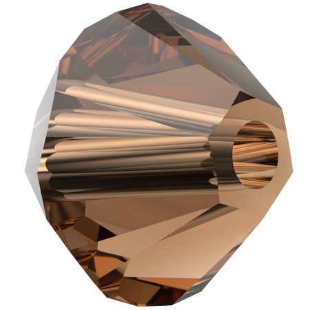 Dreamtime Crystal DC 5328 Bicone Bead Reinvented Smoked Topaz 4mm