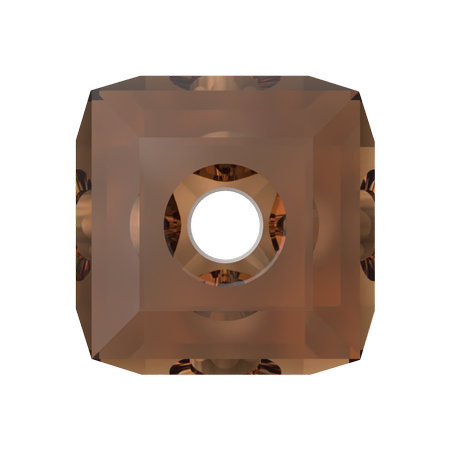 Dreamtime Crystal DC 5601 Cube Beads 6mm Reinvented Smoked Topaz