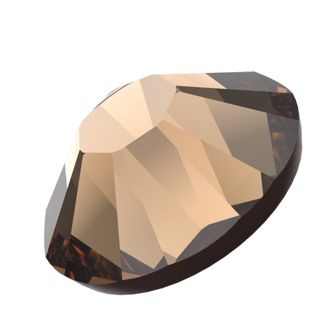 Dreamtime Crystal DC 2038 Hotfix Rhinestone Reinvented Light Smoked Topaz SS10