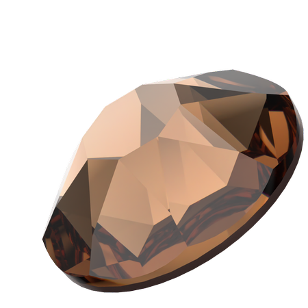 Dreamtime Crystal DC 2078 Hotfix Rhinestone Reinvented Smoked Topaz SS16