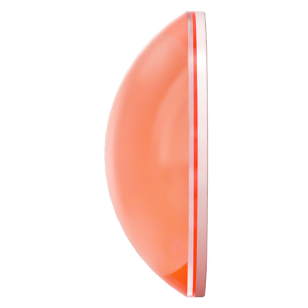 Swarovski 2080/4 Hotfix Pearl Cabochon Crystal Electric Orange Ignite SS10