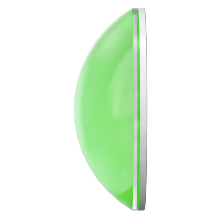 Swarovski 2080/4 Hotfix Pearl Cabochon Crystal Electric Green Ignite SS34