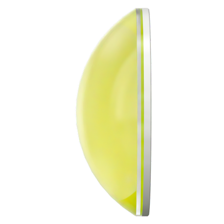 Swarovski 2080/4 Hotfix Pearl Cabochon Crystal Electric Yellow Ignite SS20