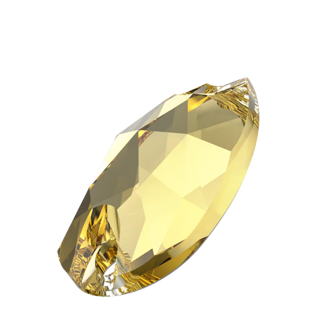 Swarovski 3230 Drop Sew-on ReCreated Dark Jonquil 18x10.5mm