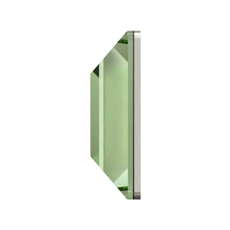 Swarovski 2400 Square Flat Back ReCreated Peridot 4mm