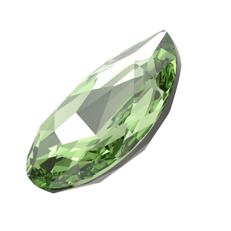 Swarovski 4327 Large Pear Shaped Fancy Stone ReCreated Peridot 30x20mm