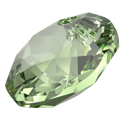 Swarovski 6430 Classic Cut Pendant ReCreated Peridot 8mm