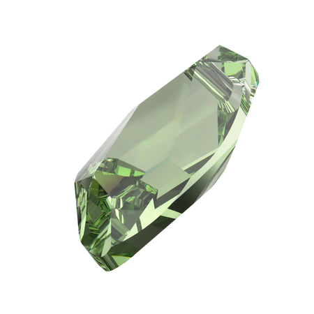 Swarovski 6656 Galactic Vertical Pendant ReCreated Peridot 27mm