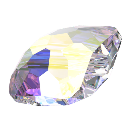 Dreamtime Crystal DC 5035 Thin Square Bead Crystal AB 8mm
