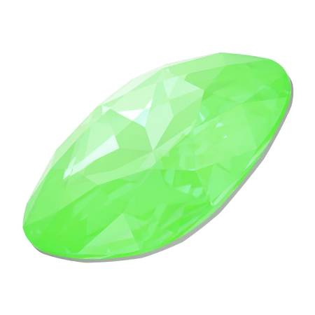 Swarovski 4487 Large Cushion Cut Square Fancy Stone 27mm Crystal Electric Green Ignite