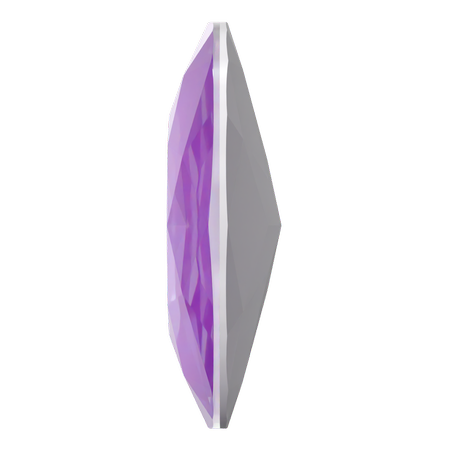 Swarovski 4487 Large Cushion Cut Square Fancy Stone 27mm Crystal Electric Violet Ignite