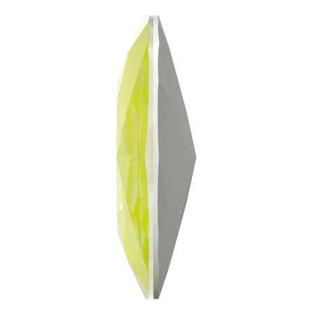 Swarovski 4487 Large Cushion Cut Square Fancy Stone 27mm Crystal Electric Yellow Ignite