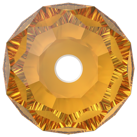 Dreamtime Crystal DC 5040 Briolette Bead Dark Orange 6mm